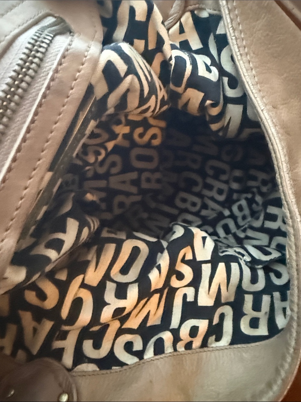 Marc Jacobs Brown Leather Shoulder Hobo Bag - Picture 6 of 6